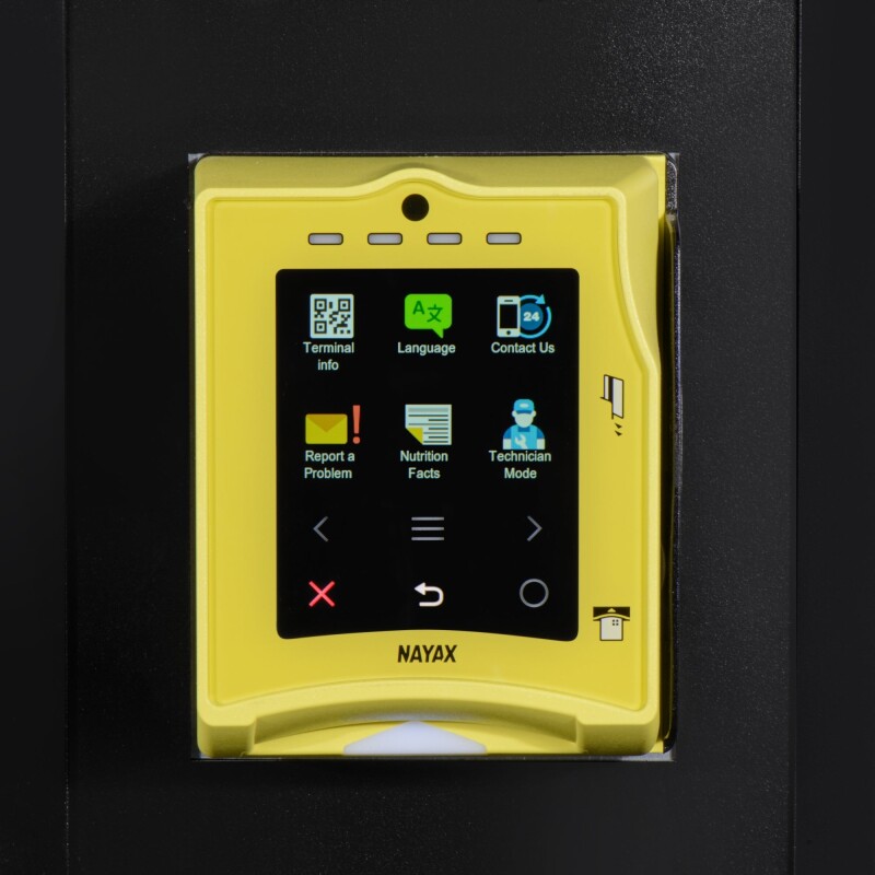 Refrigerated Snack and Drink Vending Machine with 60 Slots, Credit Card Reader and Coin/Bill Acceptor in Black KMVMR40BCR