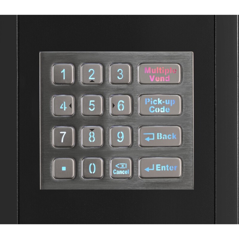 Refrigerated Snack and Drink Vending Machine with 60 Slots, Credit Card Reader and Coin/Bill Acceptor in Black KMVMR40BCR