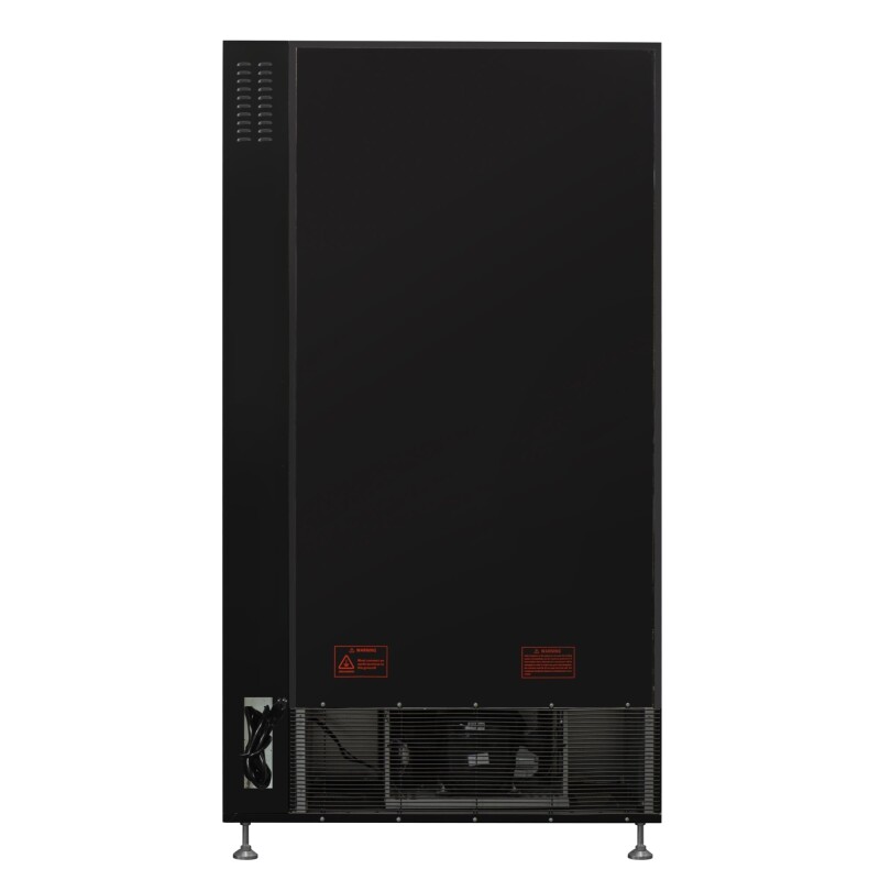 Refrigerated Snack and Drink Vending Machine with 60 Slots, Credit Card Reader and Coin/Bill Acceptor in Black KMVMR40BCR