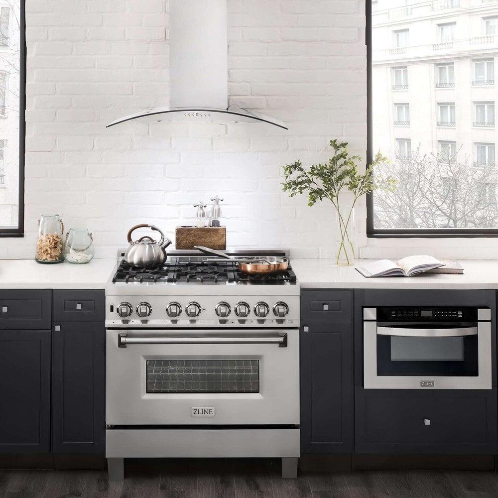 30" Convertible Vent Wall Mount Range Hood KN430