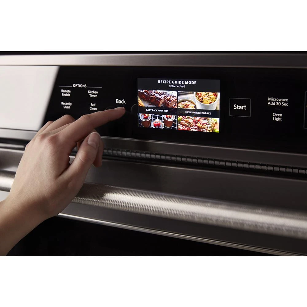 Smart Oven+ 30" Combination Oven with Powered Attachments and PrintShield Finish KOCE900HBS