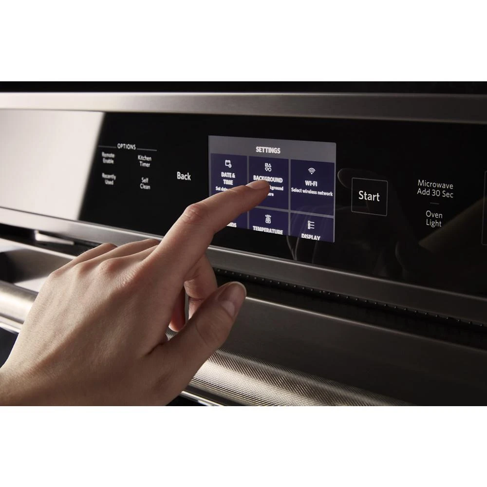 Smart Oven+ 30" Combination Oven with Powered Attachments and PrintShield Finish KOCE900HBS