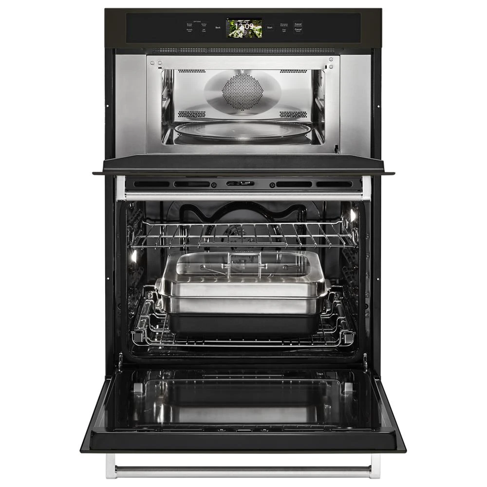 Smart Oven+ 30" Combination Oven with Powered Attachments and PrintShield Finish KOCE900HBS