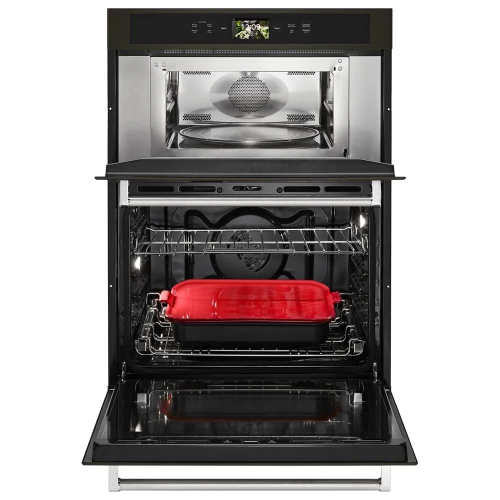 Smart Oven+ 30" Combination Oven with Powered Attachments and PrintShield Finish KOCE900HBS