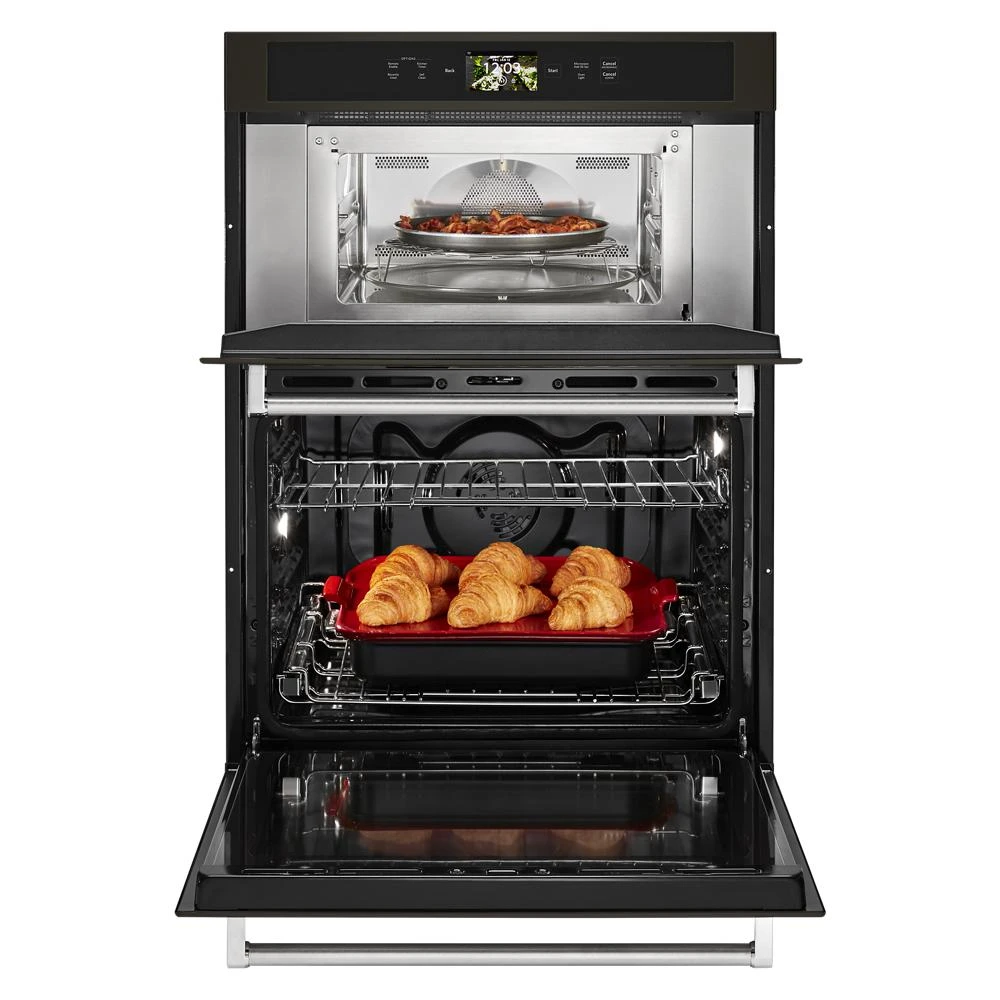 Smart Oven+ 30" Combination Oven with Powered Attachments and PrintShield Finish KOCE900HBS