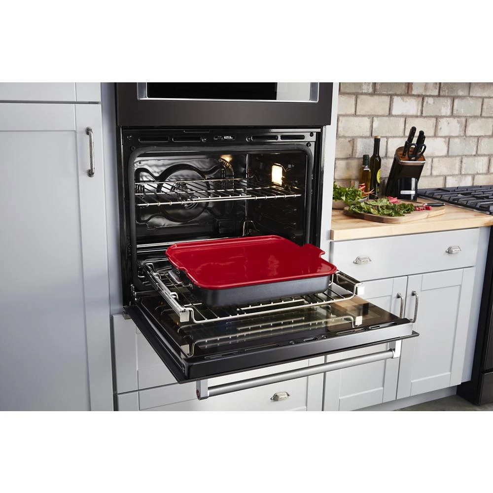 Smart Oven+ 30" Combination Oven with Powered Attachments and PrintShield Finish KOCE900HBS