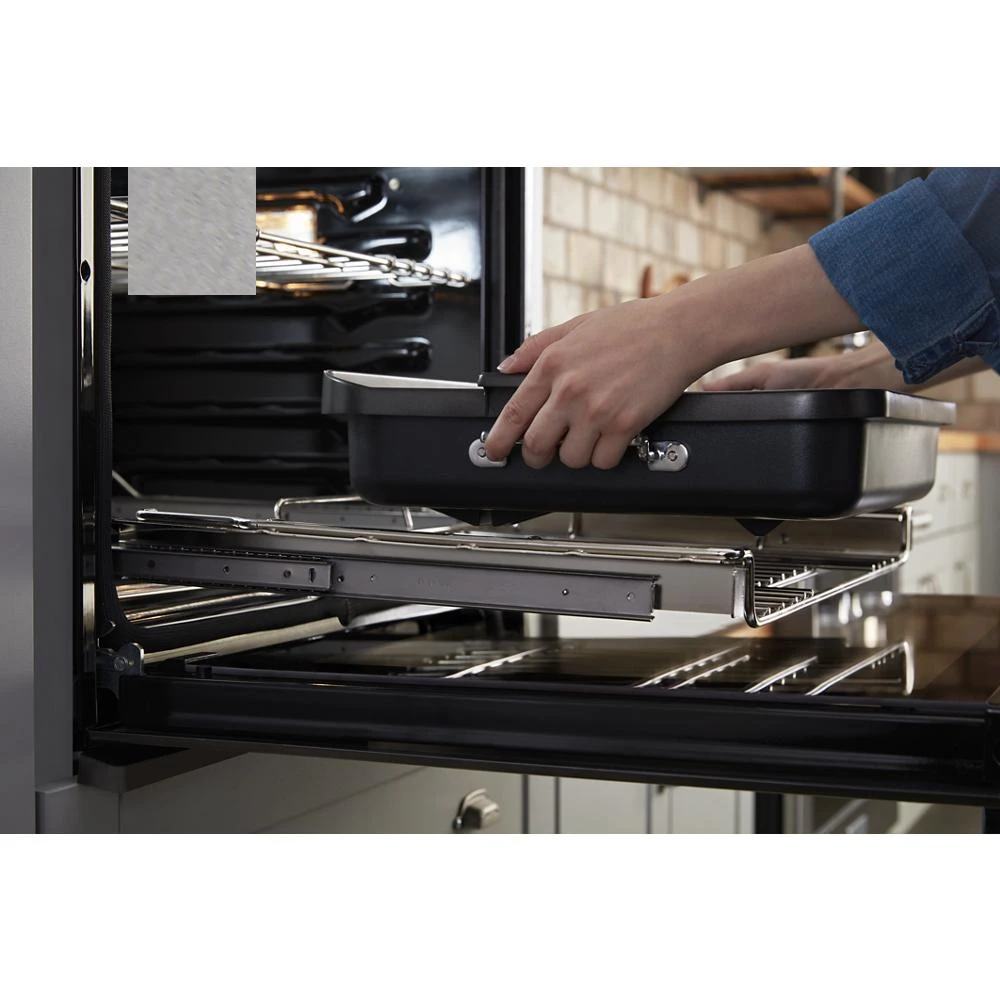 Smart Oven+ 30" Combination Oven with Powered Attachments and PrintShield Finish KOCE900HBS