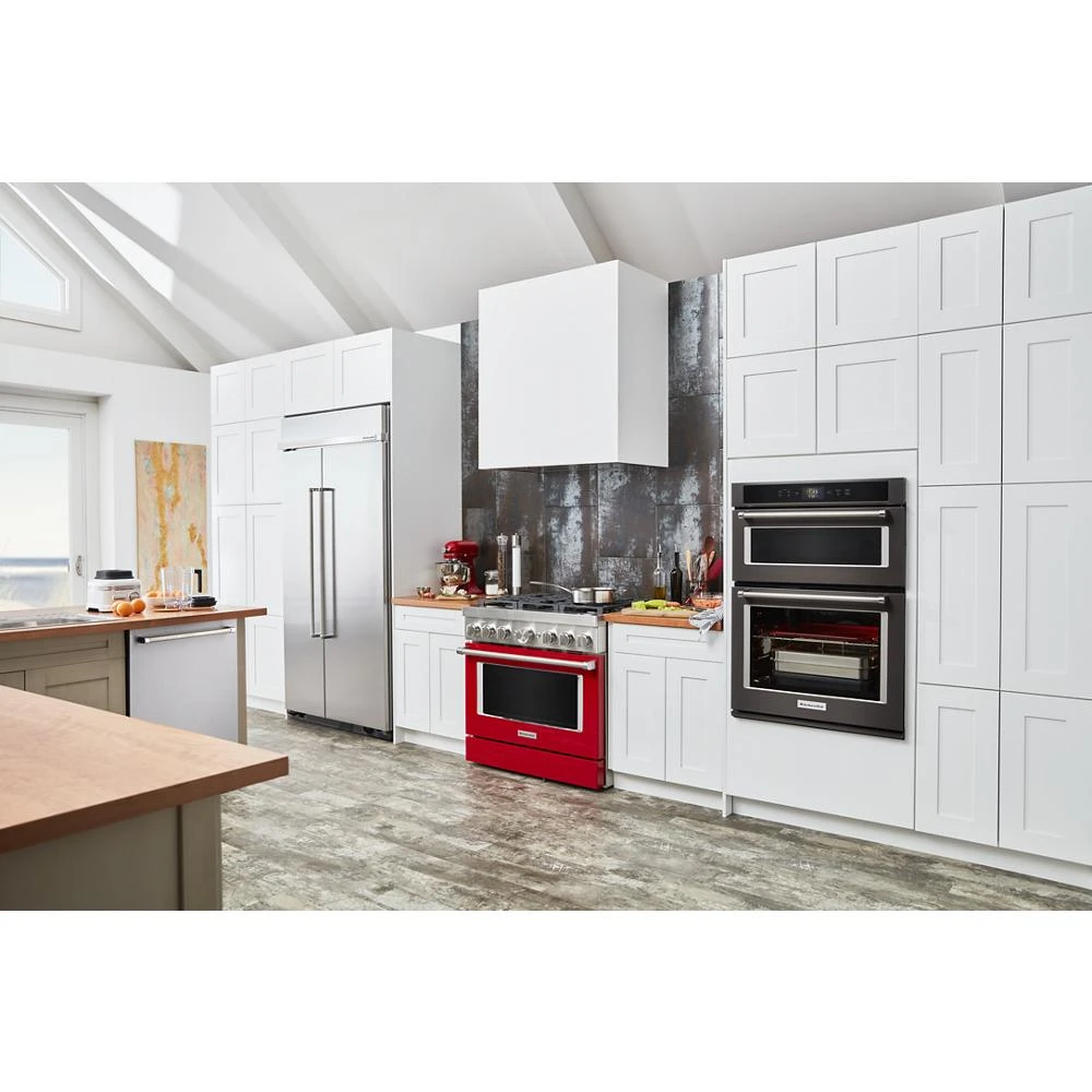 Smart Oven+ 30" Combination Oven with Powered Attachments and PrintShield Finish KOCE900HBS