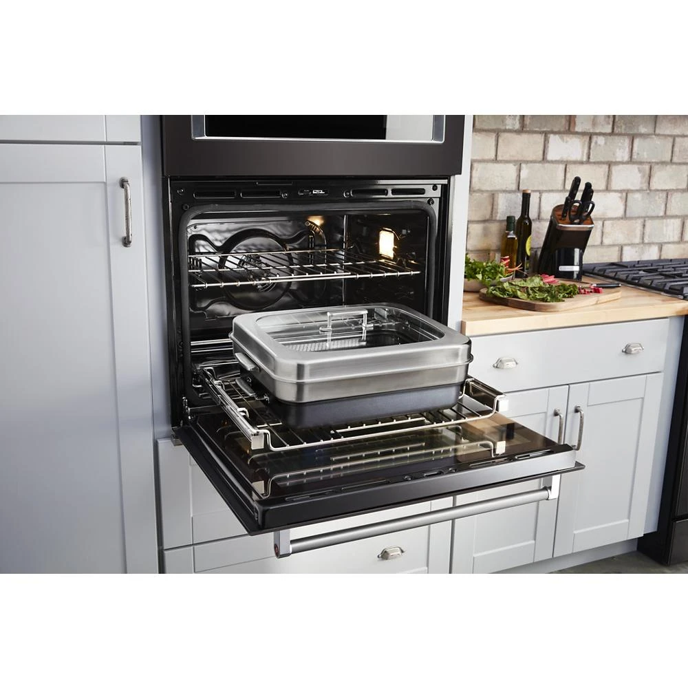 Smart Oven+ 30" Combination Oven with Powered Attachments and PrintShield Finish KOCE900HBS