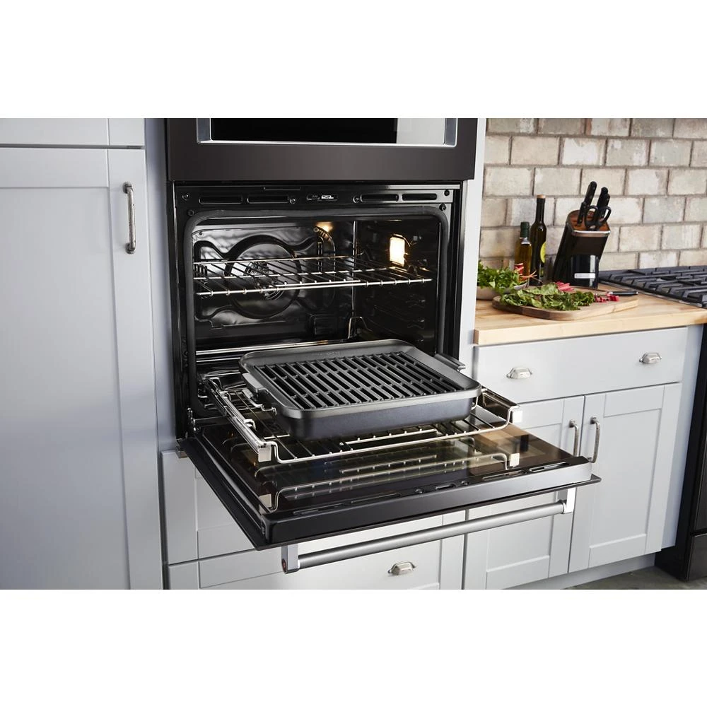 Smart Oven+ 30" Combination Oven with Powered Attachments and PrintShield Finish KOCE900HBS