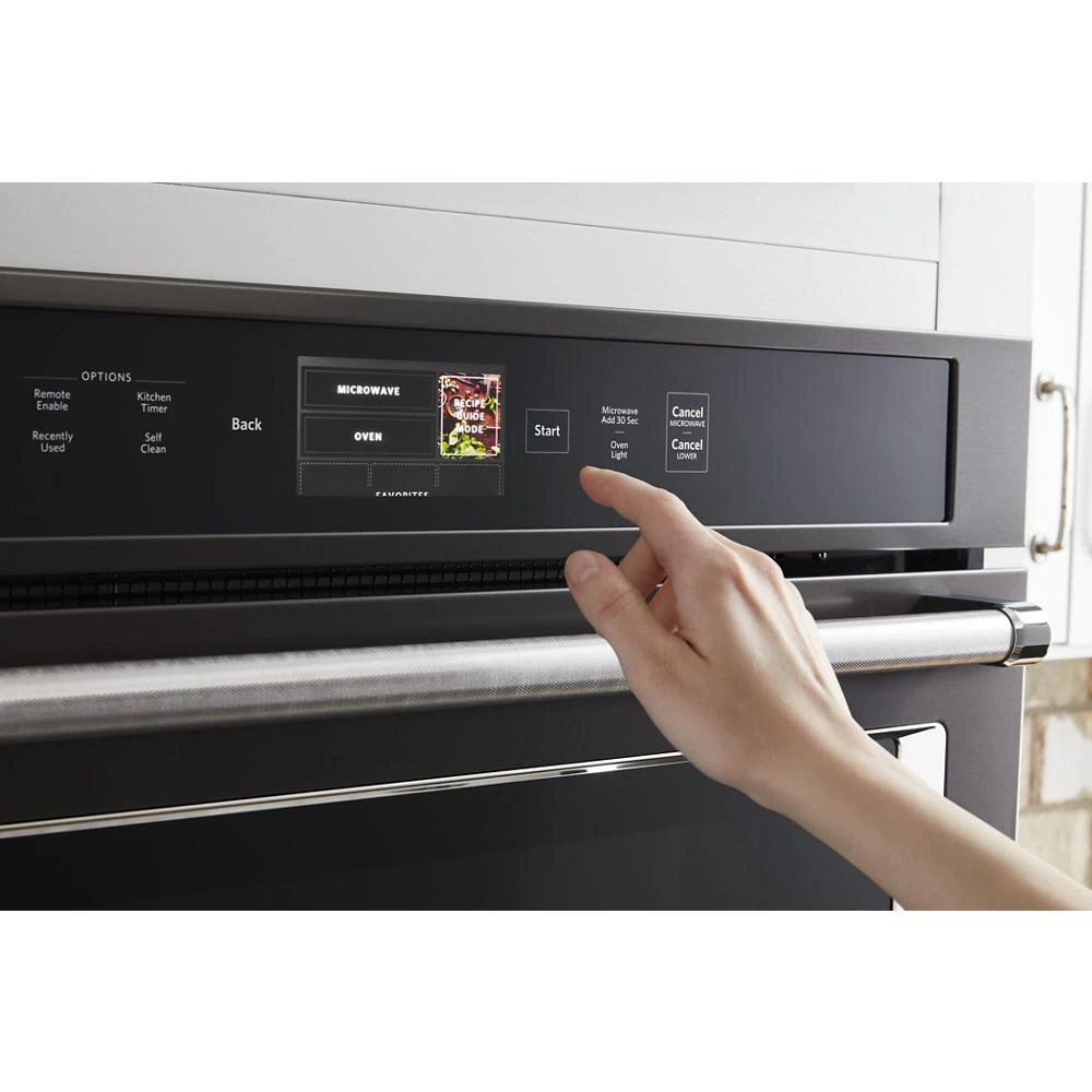Smart Oven+ 30" Combination Oven with Powered Attachments and PrintShield Finish KOCE900HBS