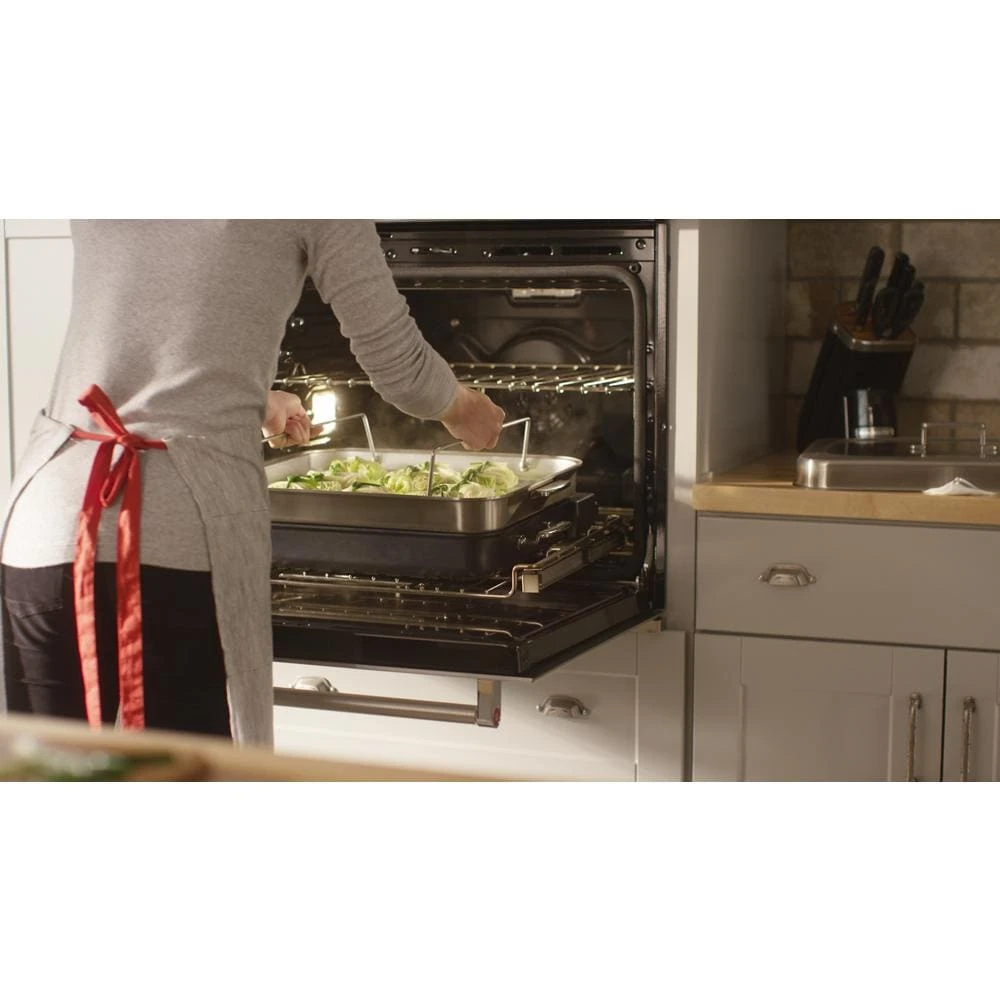 Smart Oven+ 30" Combination Oven with Powered Attachments and PrintShield Finish KOCE900HBS