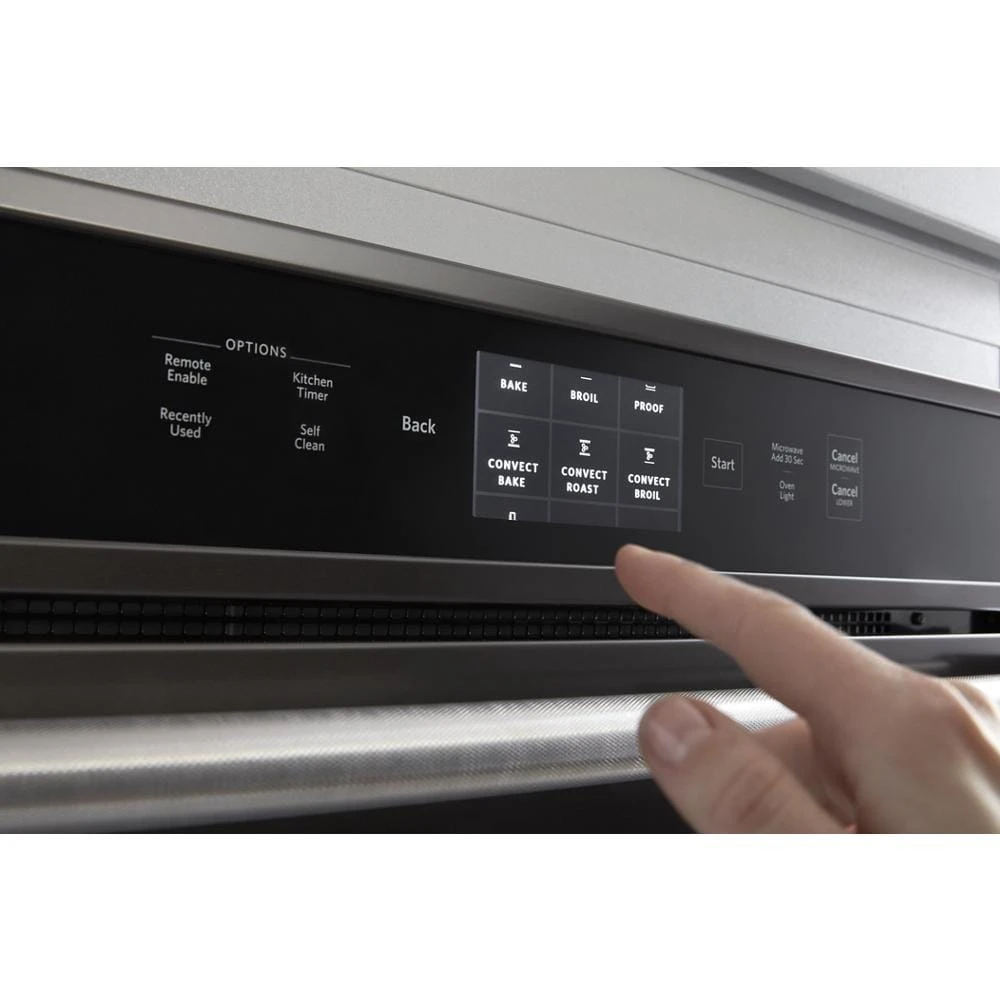 Smart Oven+ 30" Combination Oven with Powered Attachments and PrintShield Finish KOCE900HBS