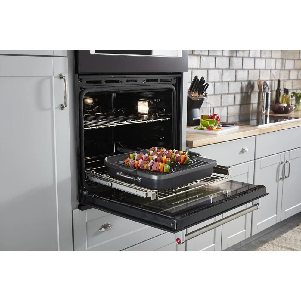 Smart Oven+ 30" Combination Oven with Powered Attachments and PrintShield Finish KOCE900HBS