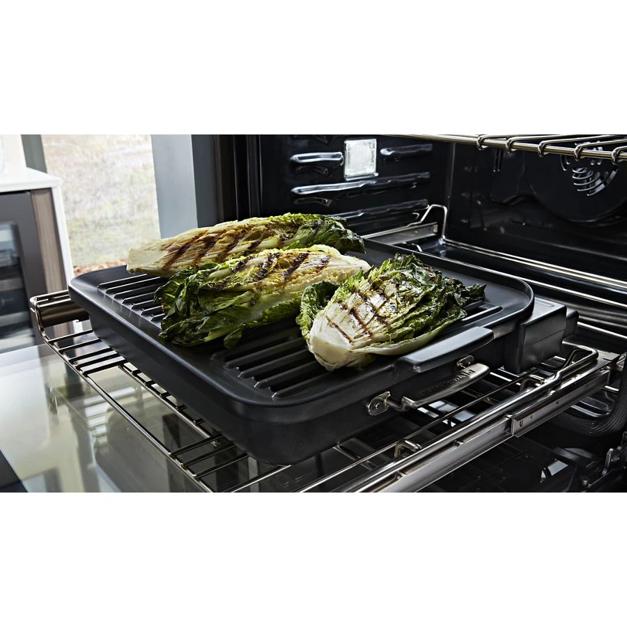 Smart Oven+ 30" Double Oven With Powered Attachments KODE900HSS