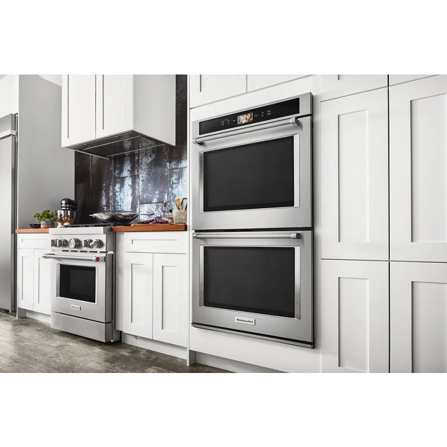 Smart Oven+ 30" Double Oven With Powered Attachments KODE900HSS