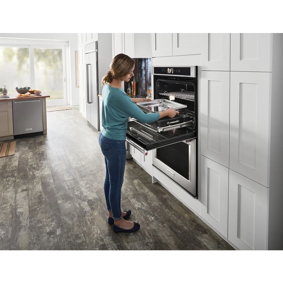 Smart Oven+ 30" Double Oven With Powered Attachments KODE900HSS