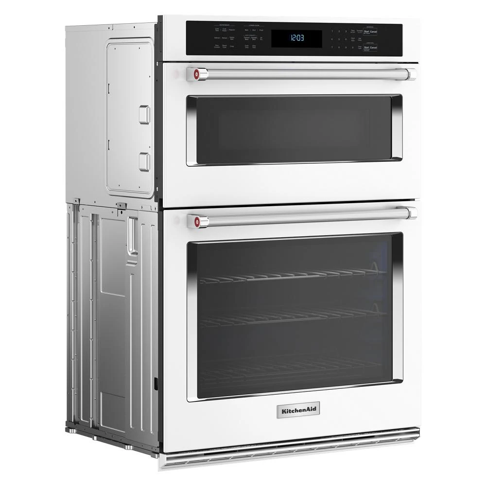 30" Combination Microwave Wall Ovens with Air Fry Mode. KOEC530PWH