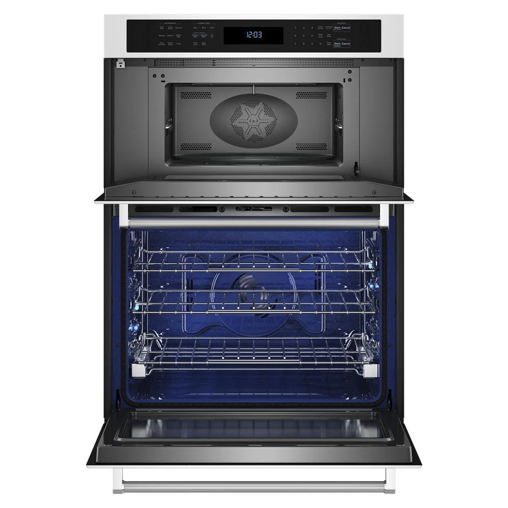 30" Combination Microwave Wall Ovens with Air Fry Mode. KOEC530PWH