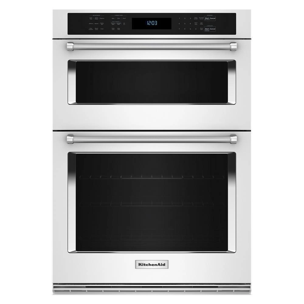 30" Combination Microwave Wall Ovens with Air Fry Mode. KOEC530PWH