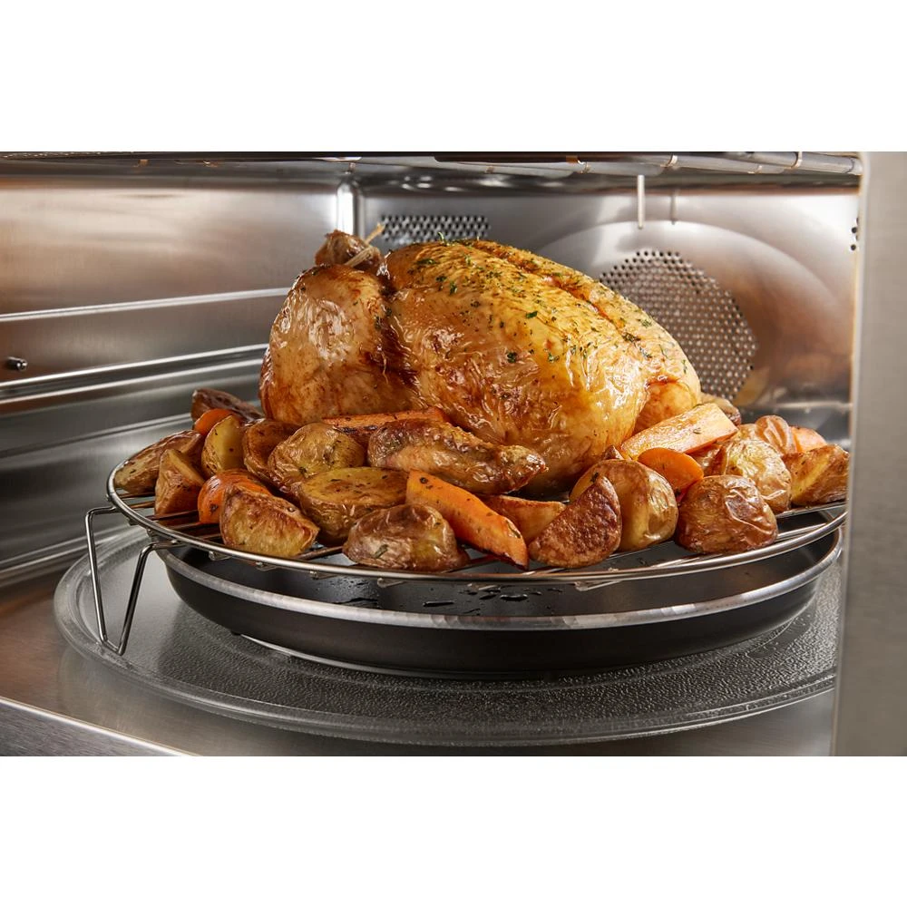 30" Combination Microwave Wall Ovens with Air Fry Mode. KOEC530PWH