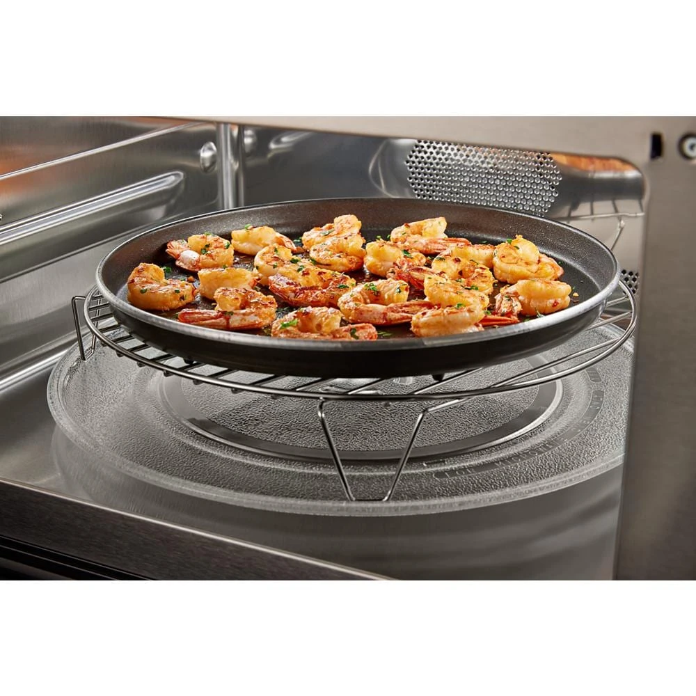 30" Combination Microwave Wall Ovens with Air Fry Mode. KOEC530PWH