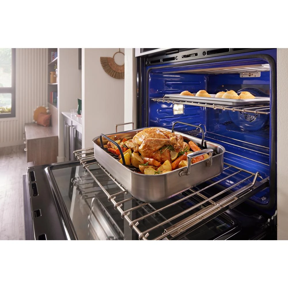 30" Combination Microwave Wall Ovens with Air Fry Mode. KOEC530PWH
