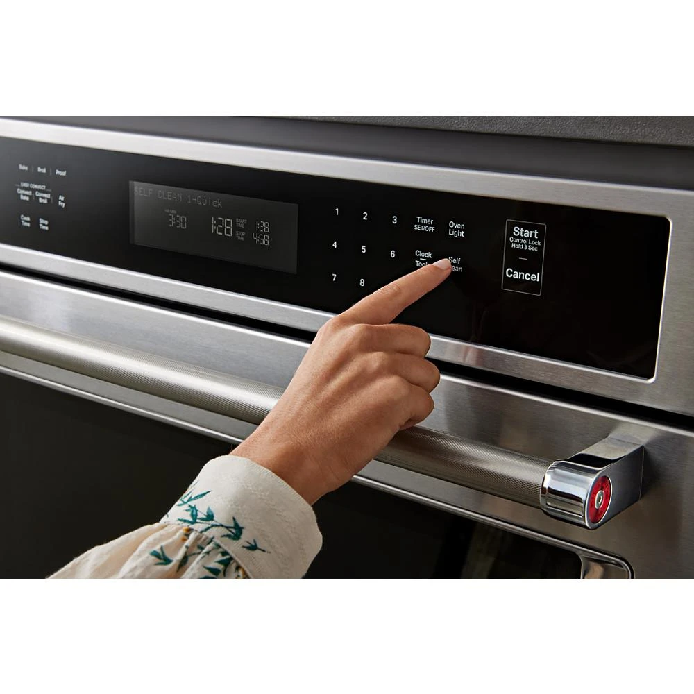 30" Combination Microwave Wall Ovens with Air Fry Mode. KOEC530PWH