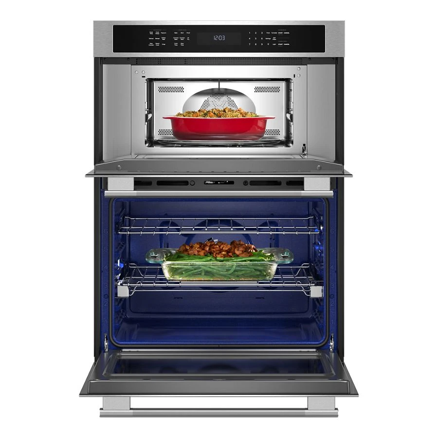 30-inch Electric Combo Wall Oven with No Preheat Air Fry Mode - PrintShield™ Finish KOEC530SPS