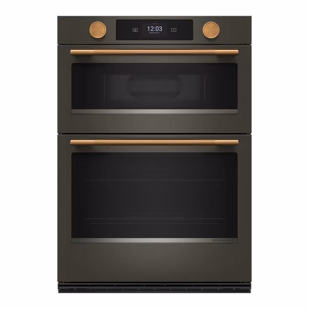 30" Double Combination Smart Electric Wall Oven (6.4 cu. ft. total) KOEC930SBE