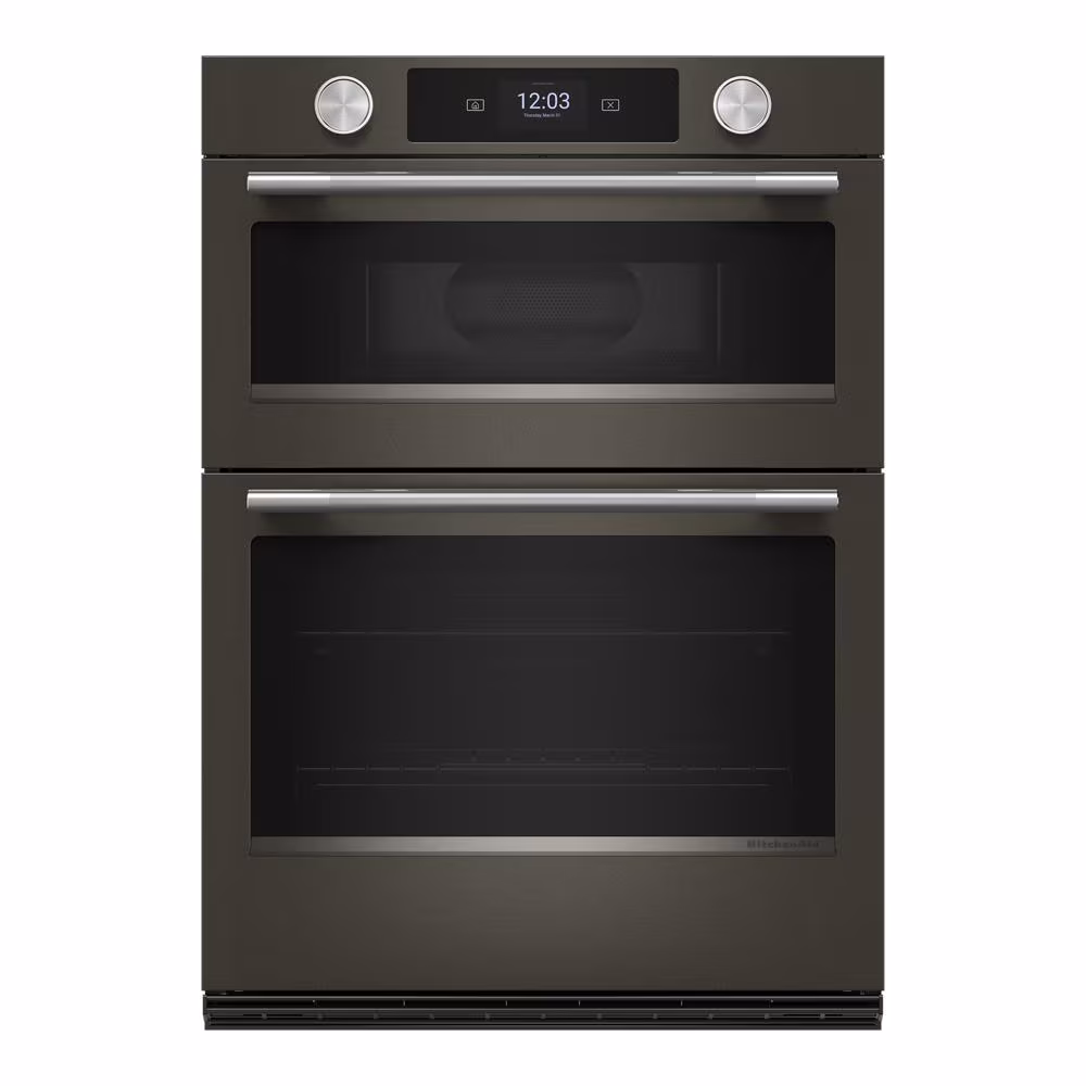 30" Double Combination Smart Electric Wall Oven (6.4 cu. ft. total) KOEC930SBE