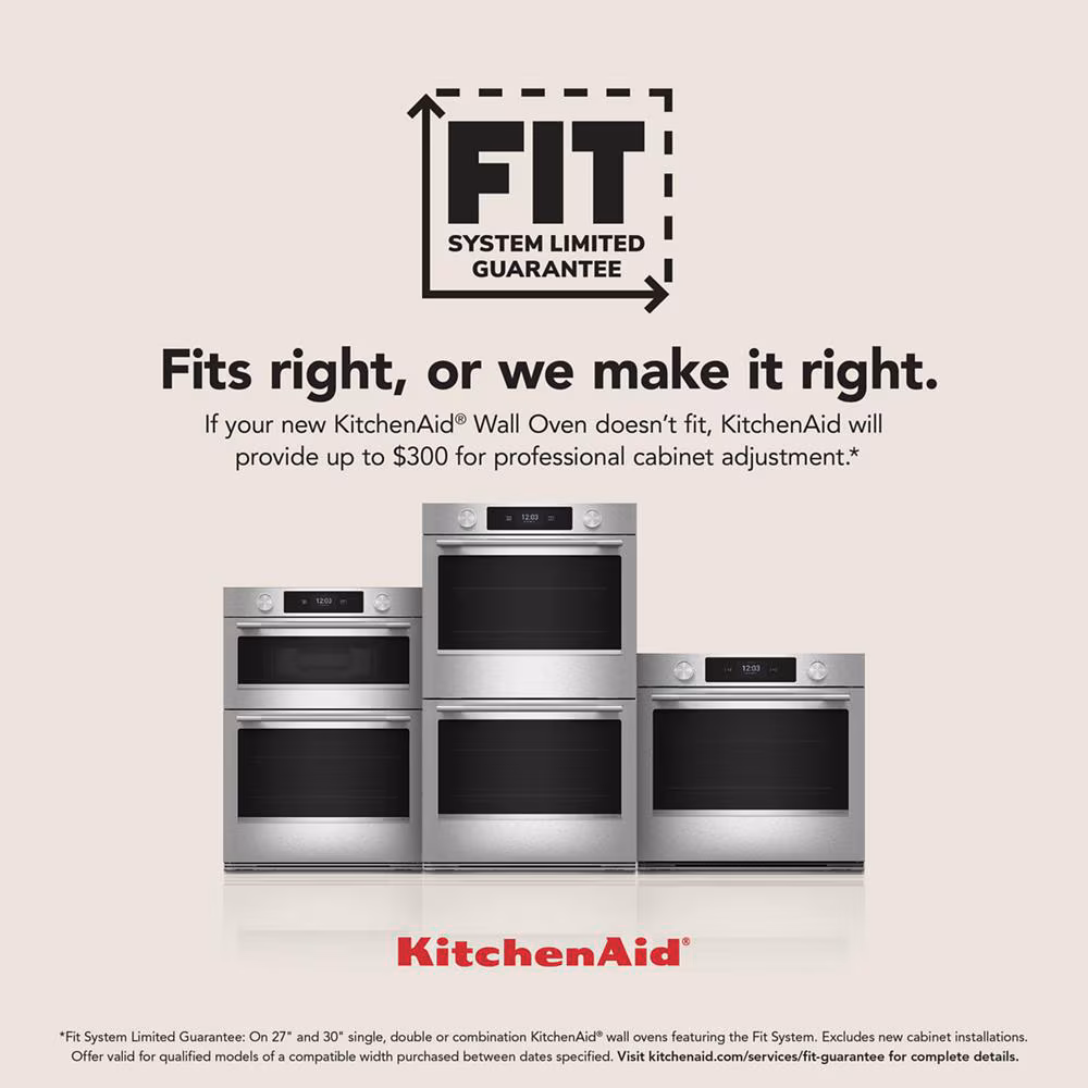 30" Double Combination Smart Electric Wall Oven (6.4 cu. ft. total) KOEC930SBE