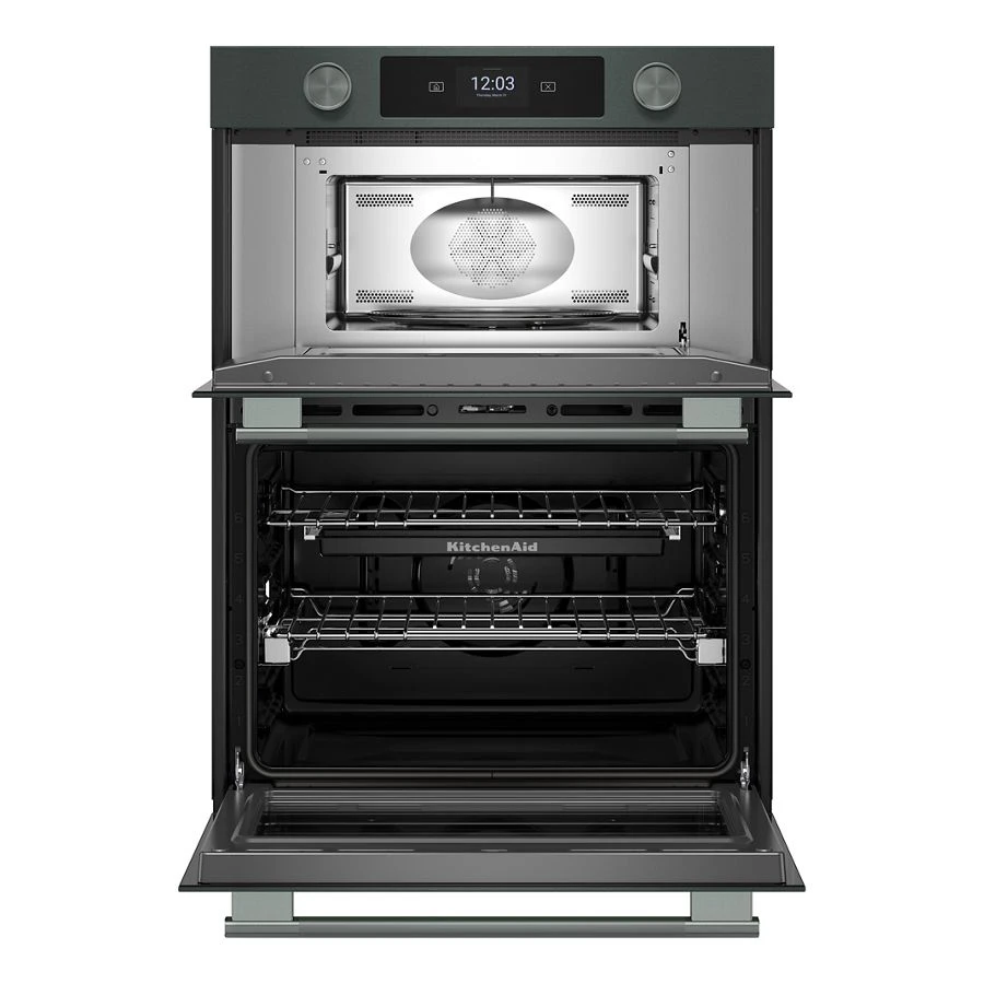 30" Double Combination Smart Electric Wall Oven (6.4 cu. ft. total) KOEC930SJP