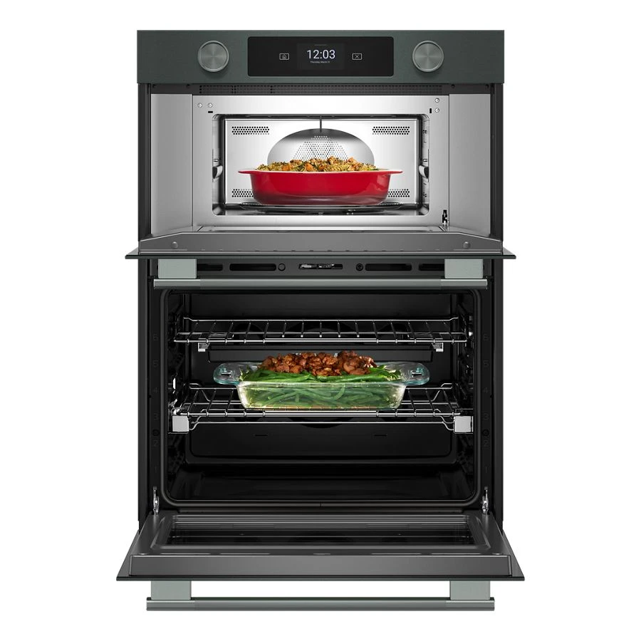 30" Double Combination Smart Electric Wall Oven (6.4 cu. ft. total) KOEC930SJP