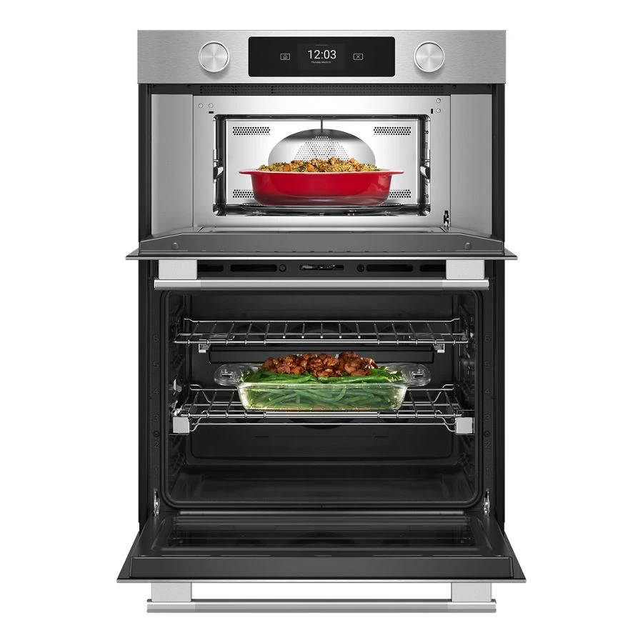 30-inch Smart Electric Combo Wall Oven with Intelligent Cooking Camera - PrintShield™ Finish KOEC930SPS