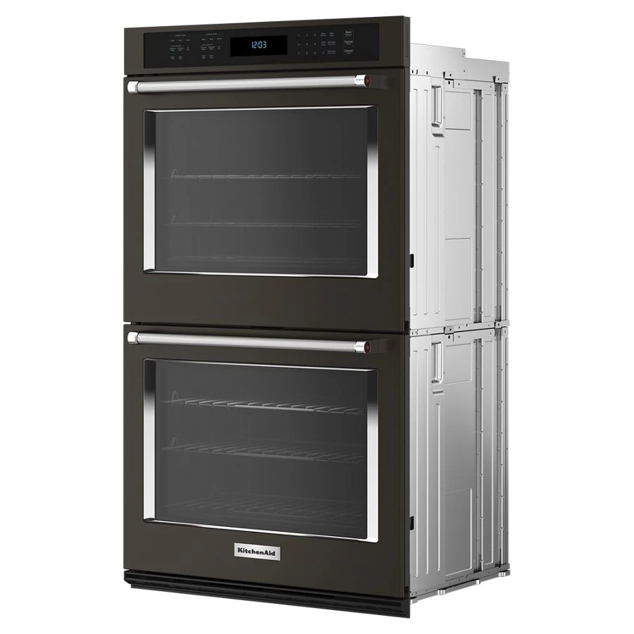 Kitchenaid® 30" Double Wall Ovens With Air Fry Mode KOED530PBS
