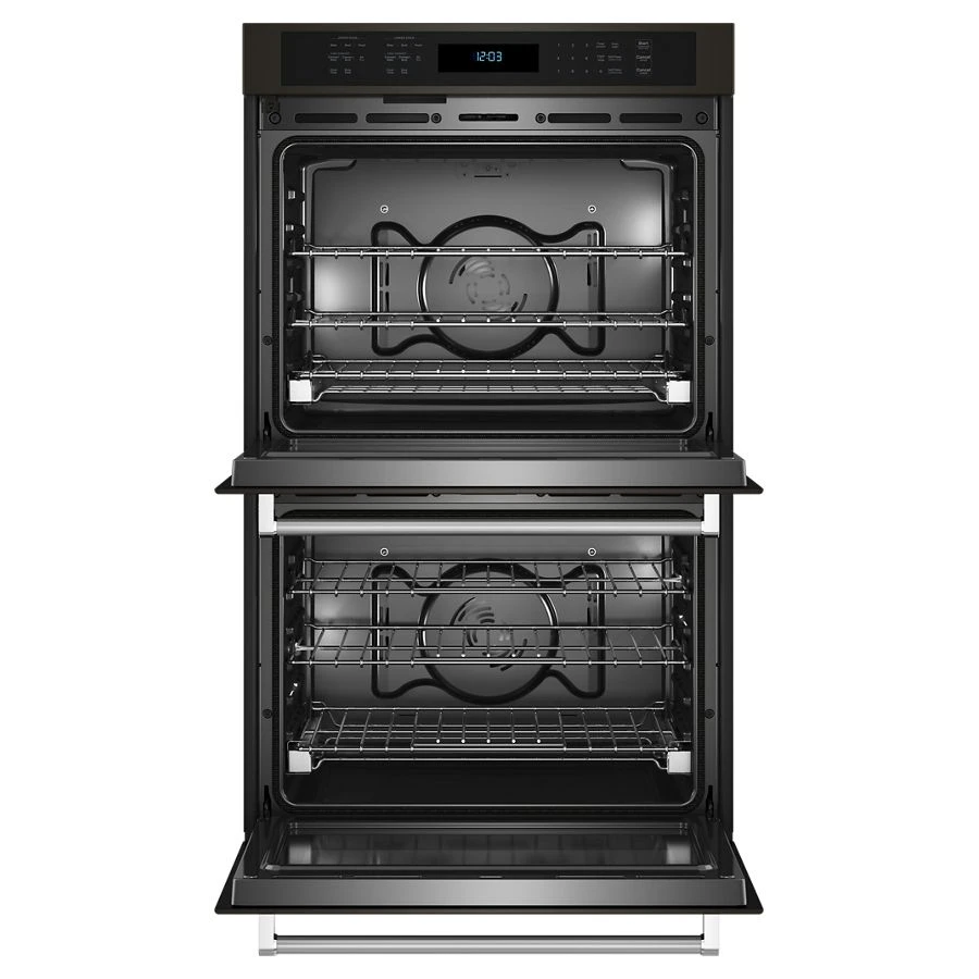 Kitchenaid® 30" Double Wall Ovens With Air Fry Mode KOED530PBS