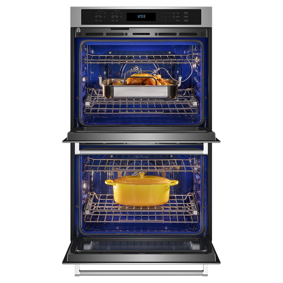30" Double Wall Ovens with Air Fry Mode KOED530PSS