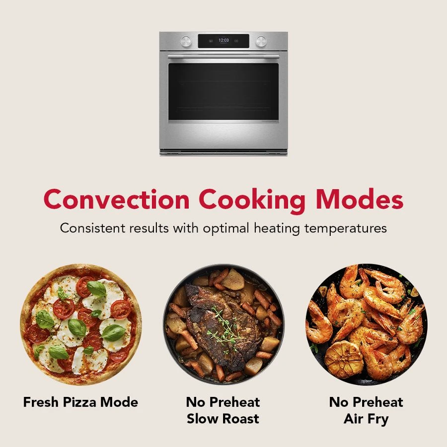 27-inch Smart Electric Double Wall Oven with Assisted Cooking Modes - PrintShield™ Finish KOED727SPS