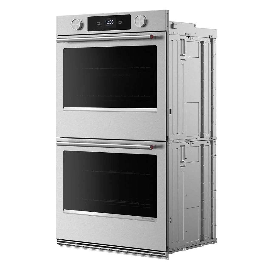 27-inch Smart Electric Double Wall Oven with Assisted Cooking Modes - PrintShield™ Finish KOED727SPS