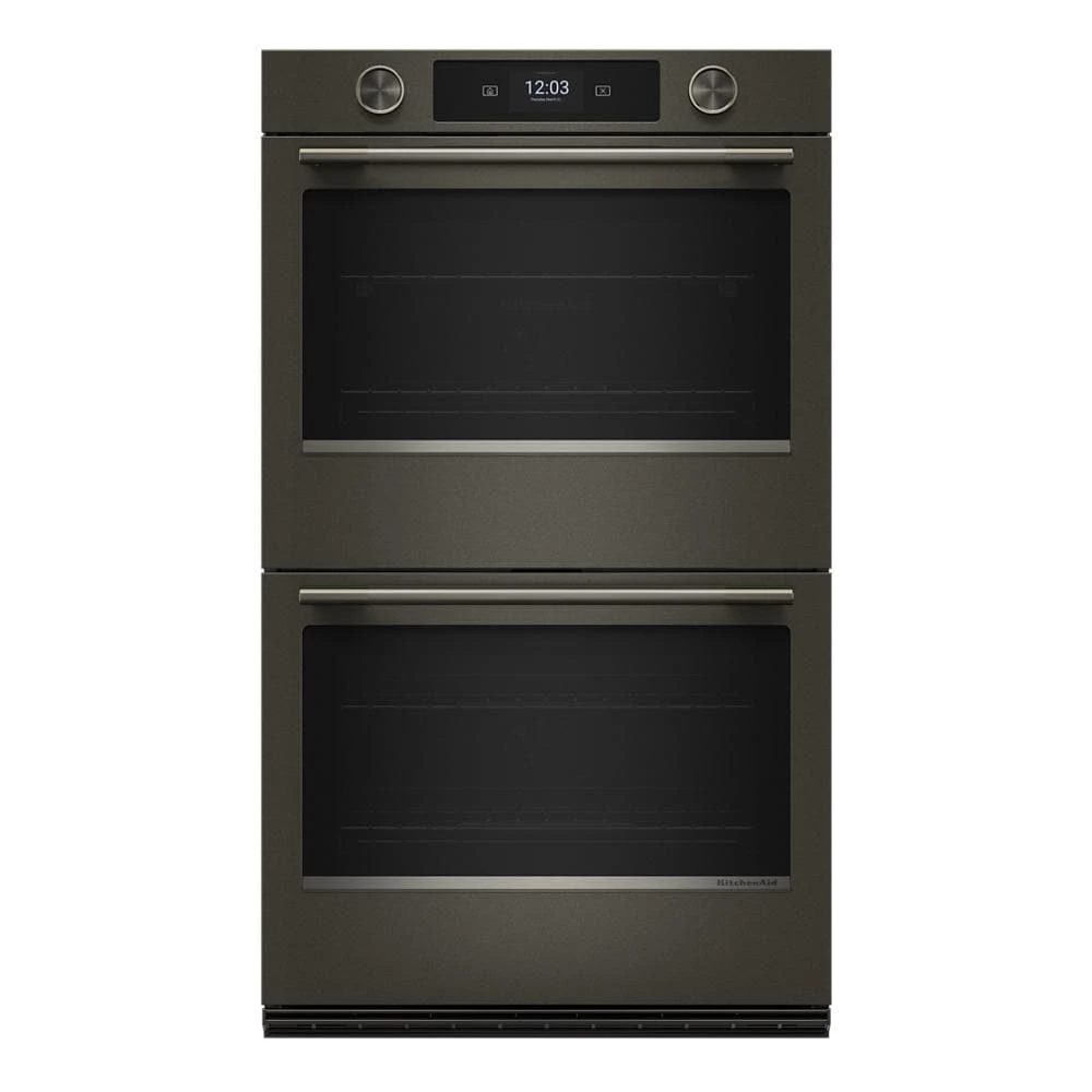 30-inch Smart Electric Double Wall Oven with Assisted Cooking Modes - Black Ore KOED730SBE
