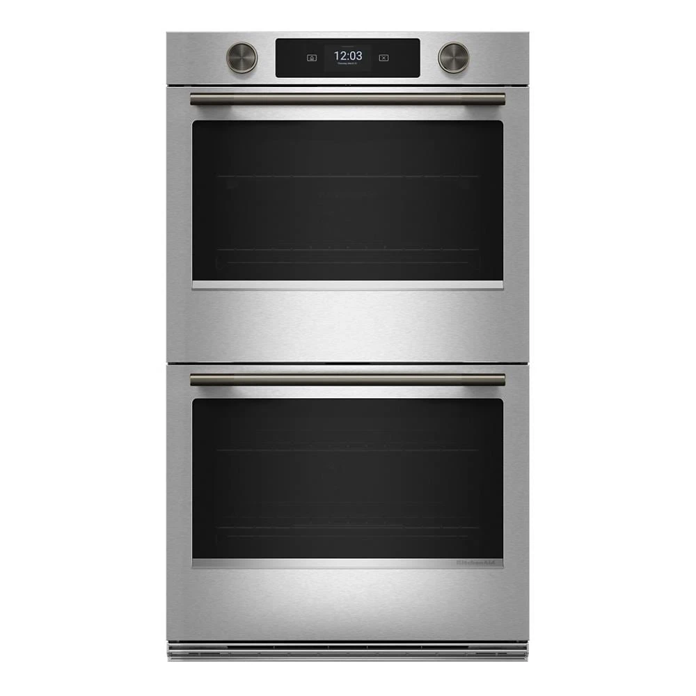 30-inch Smart Electric Double Wall Oven with Assisted Cooking Modes - PrintShield™ Finish KOED730SPS