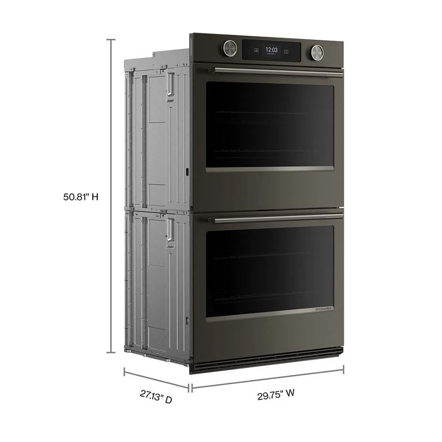 900 Series Double Wall Oven with In-Oven Camera KOED930SBE