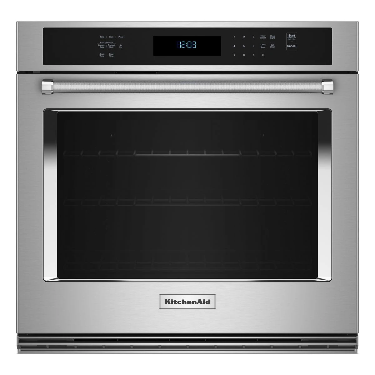 KitchenAid® 30" Single Wall Ovens with Air Fry Mode KOES530PSS