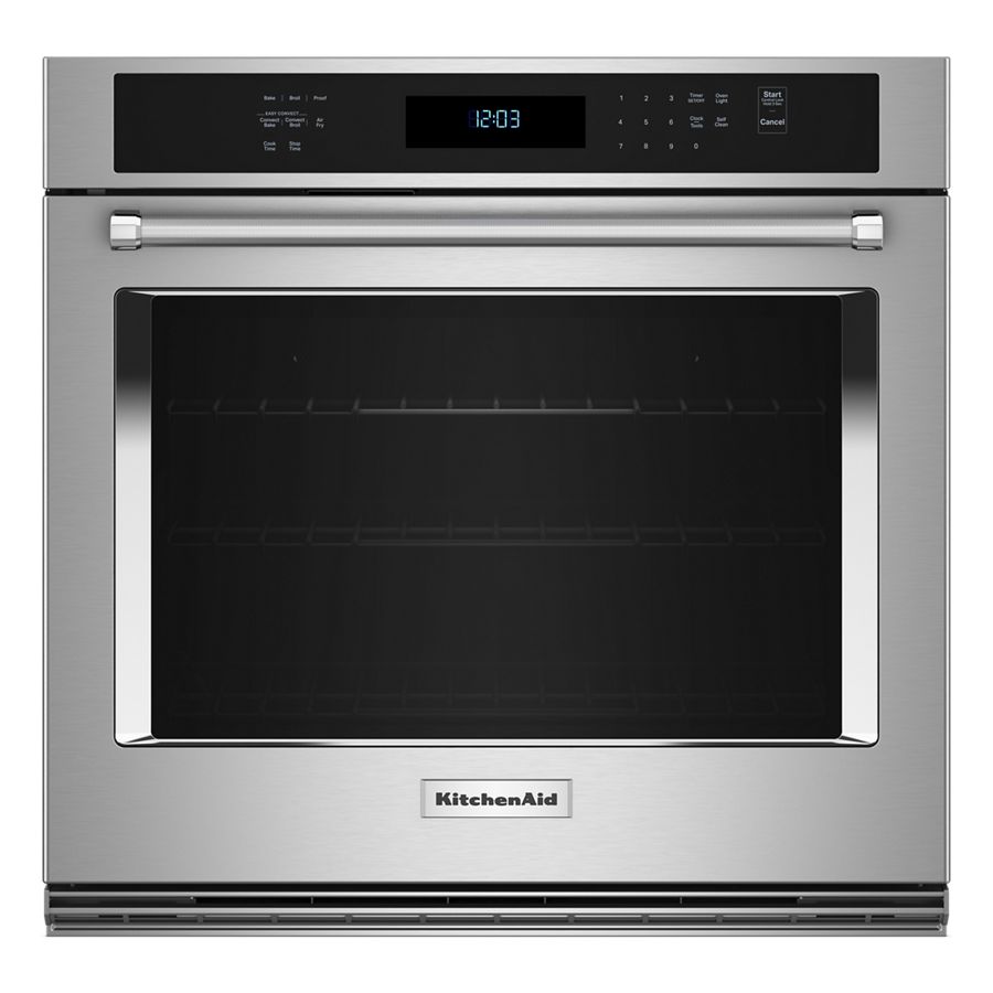 Kitchenaid® 30" Single Wall Ovens With Air Fry Mode KOES530PSS