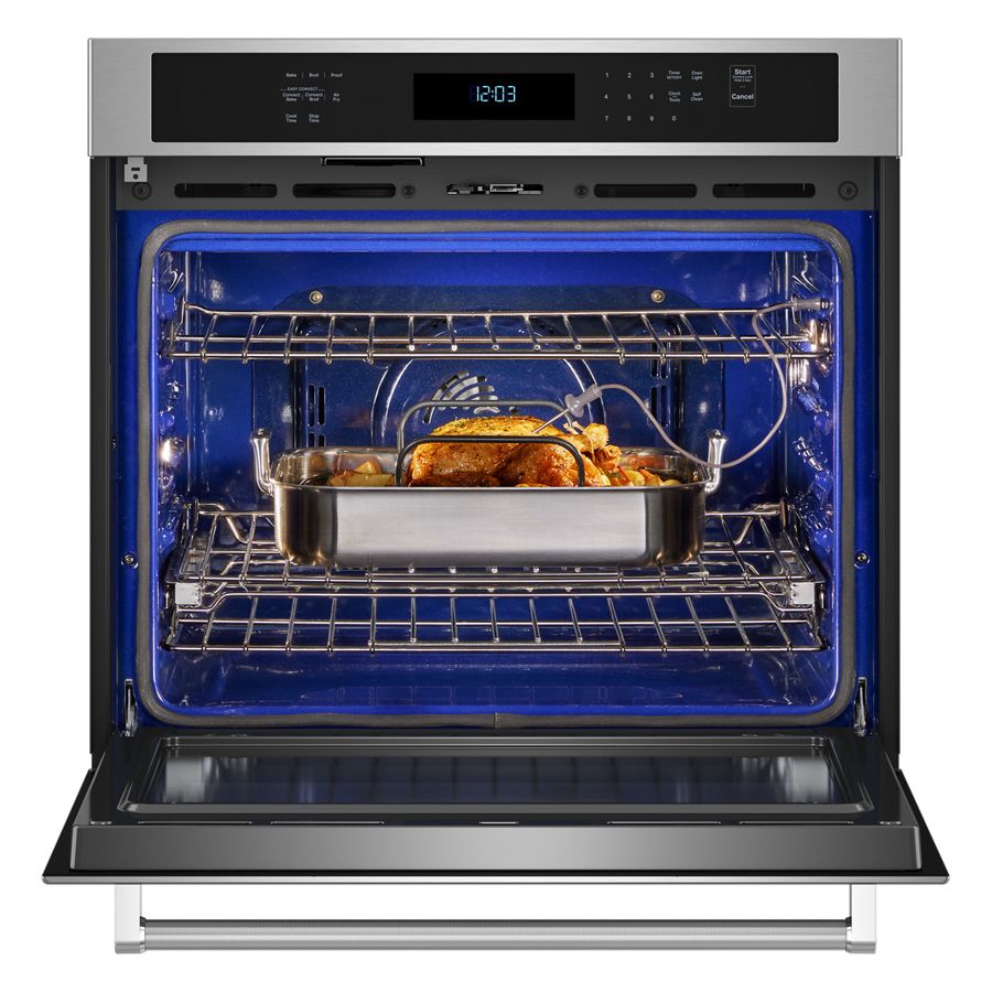 Kitchenaid® 30" Single Wall Ovens With Air Fry Mode KOES530PSS
