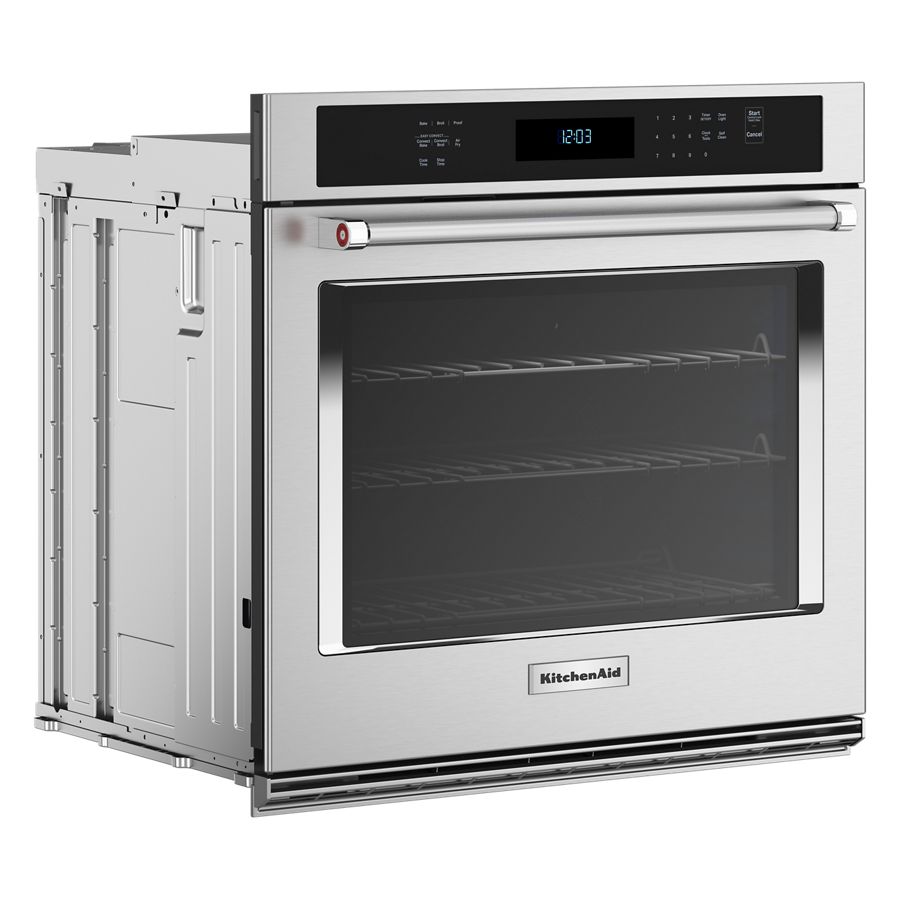 Kitchenaid® 30" Single Wall Ovens With Air Fry Mode KOES530PSS