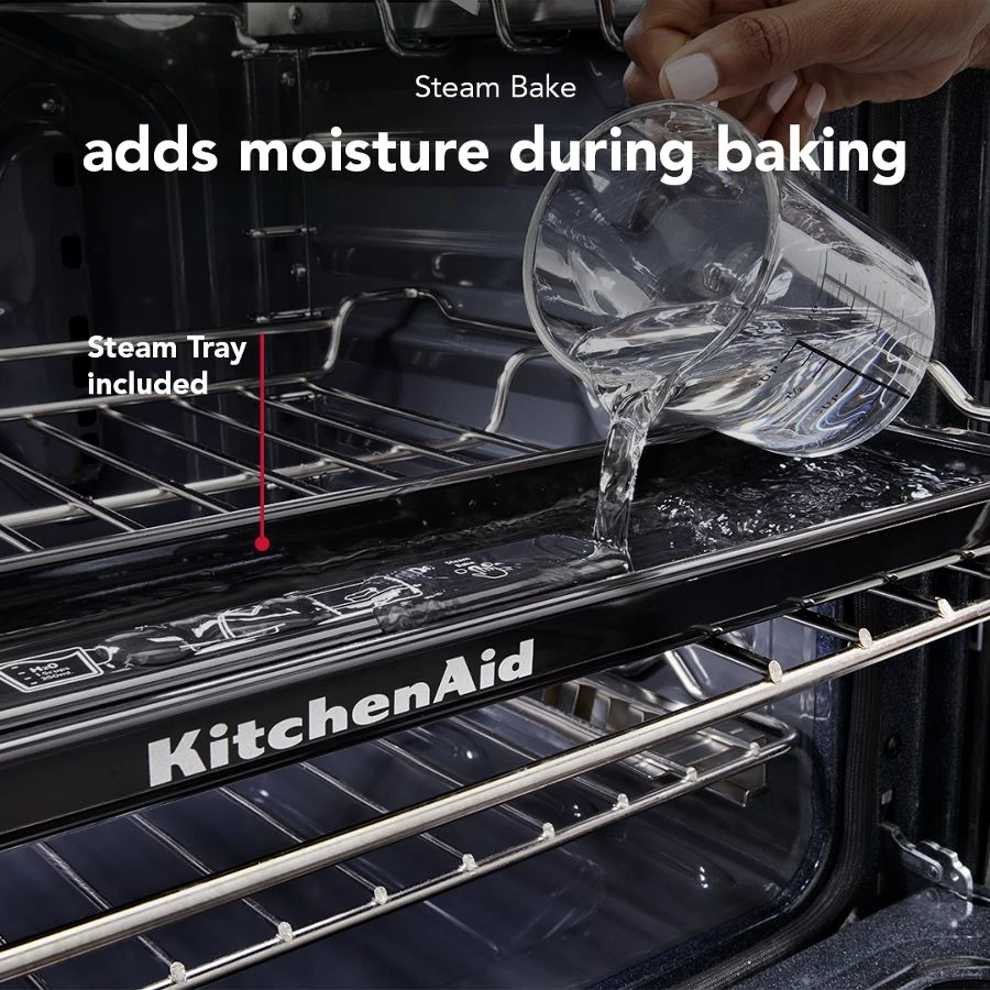 27-inch Smart Electric Single Wall Oven with Assisted Cooking Modes - PrintShield™ Finish KOES727SPS