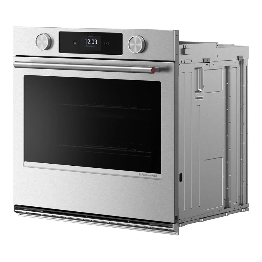 27-inch Smart Electric Single Wall Oven with Assisted Cooking Modes - PrintShield™ Finish KOES727SPS