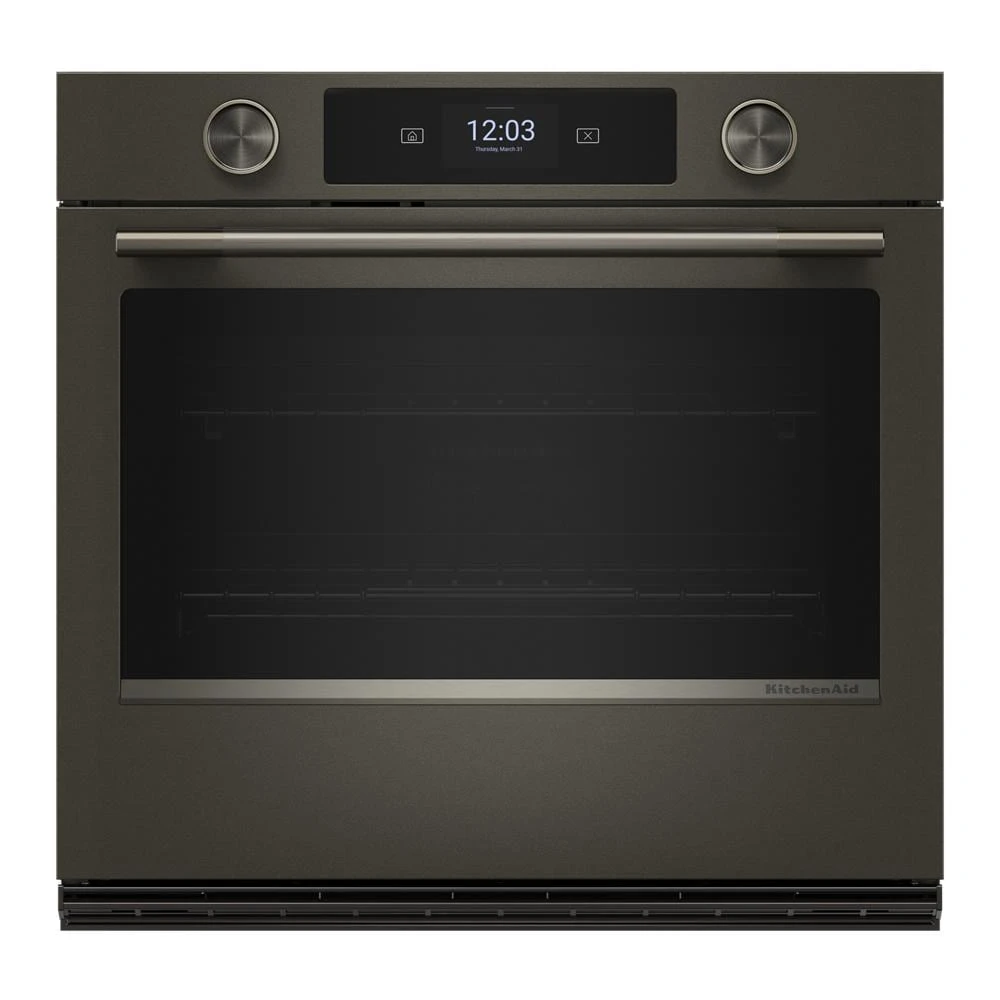 30-inch Smart Electric Single Wall Oven with Assisted Cooking Modes - Black Ore KOES730SBE